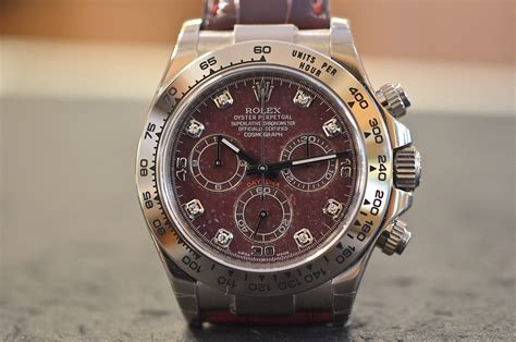 Rolex daytona oro bianco quadrante nero brillanti